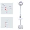 LED Cold Light Height Adjustable 8X Magnifying Stand Lamp Tattoo Beauty Light Salon Use