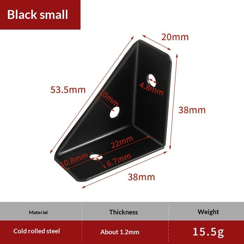 Thickened Triangle Fixed Angle Code 90 Degree Angle Furniture Corner Connector Brace Support Bracket