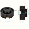 5PCS Car Rubber Jack Pad - Frame Protector Adapter for Jacking Pinch Weld Side Lifting Disk