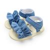 Baby Girls Breathable Anti-Slip Bow Shoes Sandals Toddler Soft Soled First Walkers