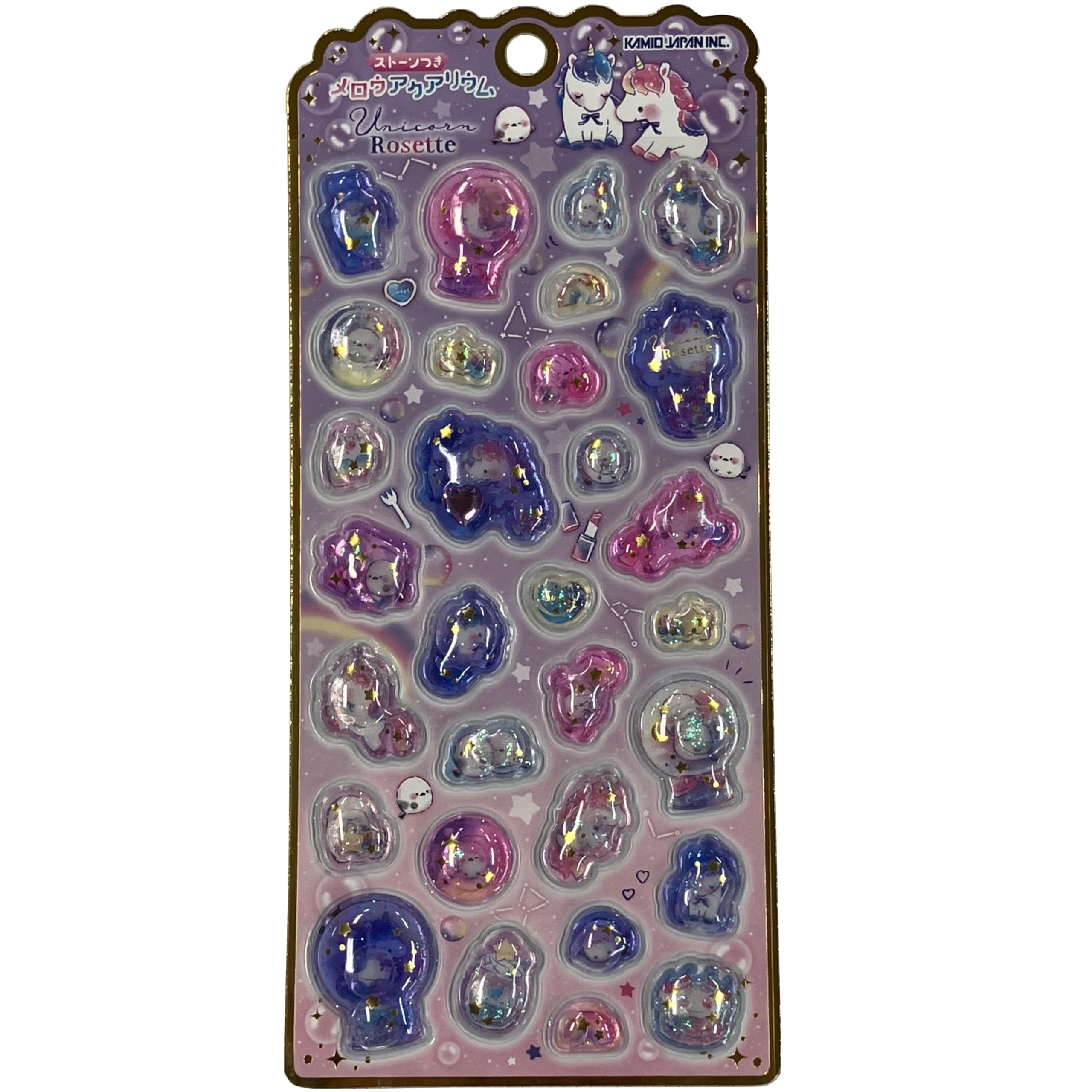 

Kamio Japan Mellow Aquarium Unicorn Rosette Sticker 227825