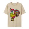 Chicken Unicorn Rainbow Rooster Unicorn Tshirts Male Top Tshirts Special Cotton Tops T Shirt Slim Fit Graphic T Shirts