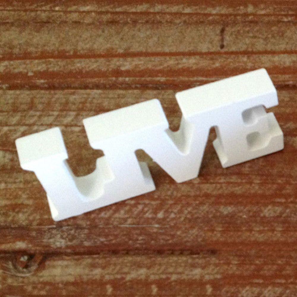 English Alphabet Wooden Desktop Ornaments Wedding Supplies Letters Ornaments Decoration Crafts