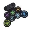 Electronic Drum Set Rechargeable Portable Silicone 9 Drums Practice Pad with Drumsticks Headphone Jack Built in Dual