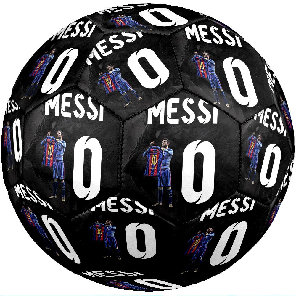 Lionel Messi Theme Soccer Ball Size 5 Soccer Ball Soft Touch Professional Training Football for Outdoor Sports
