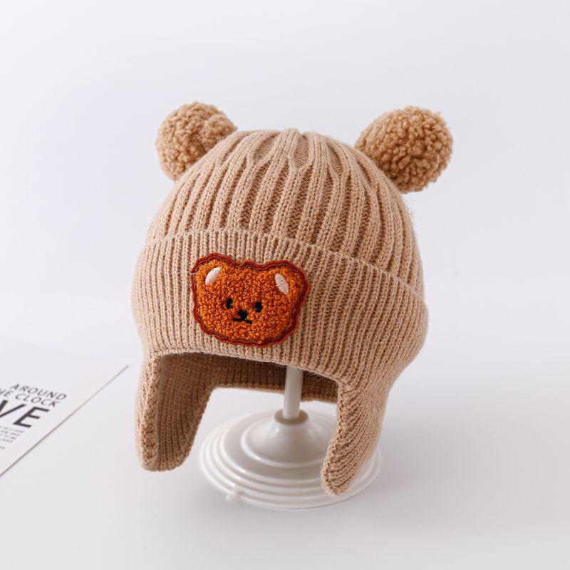 Baby autumn and winter wool knitted hat cute super cute infant baby winter velvet newborn winter men and women