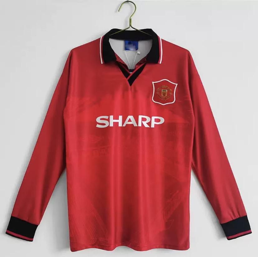 Retro Football Jersey Old Collection Club Manchester United, Real Madrid AC Short-sleeved Long-sleeved Football Uniform Can Be Printed
