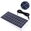Solarpanel 5W 12V Outdoor DIY Solarzellen Ladegerät Polysilizium-Paneele USB Outdoor Tragbar Solar für Außenleuchte Pumpe