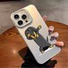 Cute Dachshund Dog Phone Case For iPhone 17,16,15,14,13,12,11,Pro Max,Plus Candy Silver Cover
