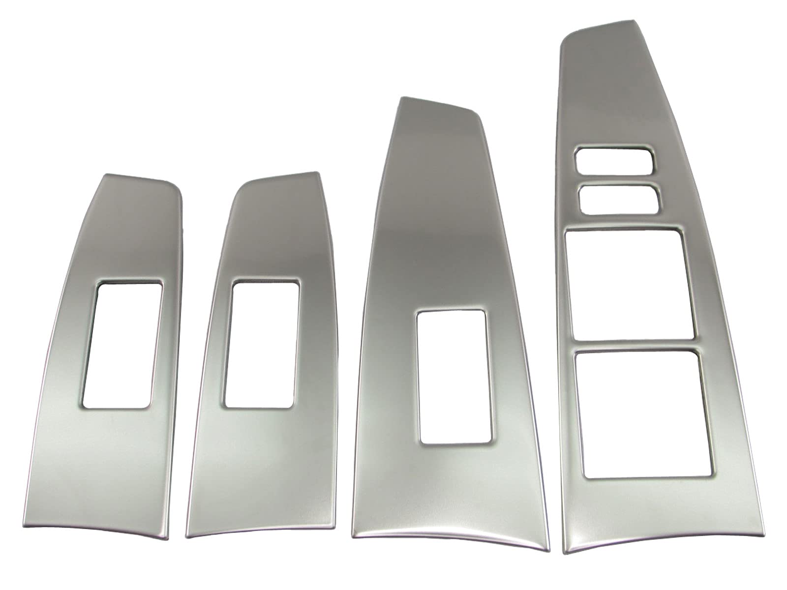 

BRIGHTZ Накладки на переключатели стеклоподъемников из нержавеющей стали цвета сатинированного серебра для Toyota Corolla Fielder NZE 160 (Набор из 4 предметов) (161, 162, 164, 165) [WIN-SWI-030]