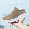 Fashion Summer Mesh Men's Black Casual Shoes Large Platform Walking Non Slip Breathable Women's Outdoor Sports Socks Slippers 35-46