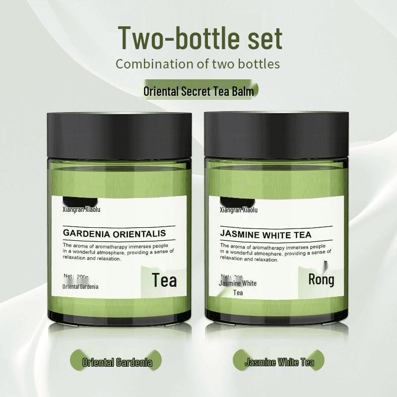 2025 Long-Lasting Tea Scent Car Air Freshener: Advanced Solid Balm for Car Interior Fragrance