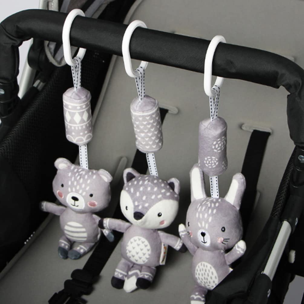 Zrăgănitoare pentru bebeluși Jucării cu clopoțel de vânt pentru agățat Jucării de pluș pentru stoarcere Cărucior pentru sugari Jucării pentru agățat Scaun de mașină Jucărie nouă pentru sugari, băieți și fete