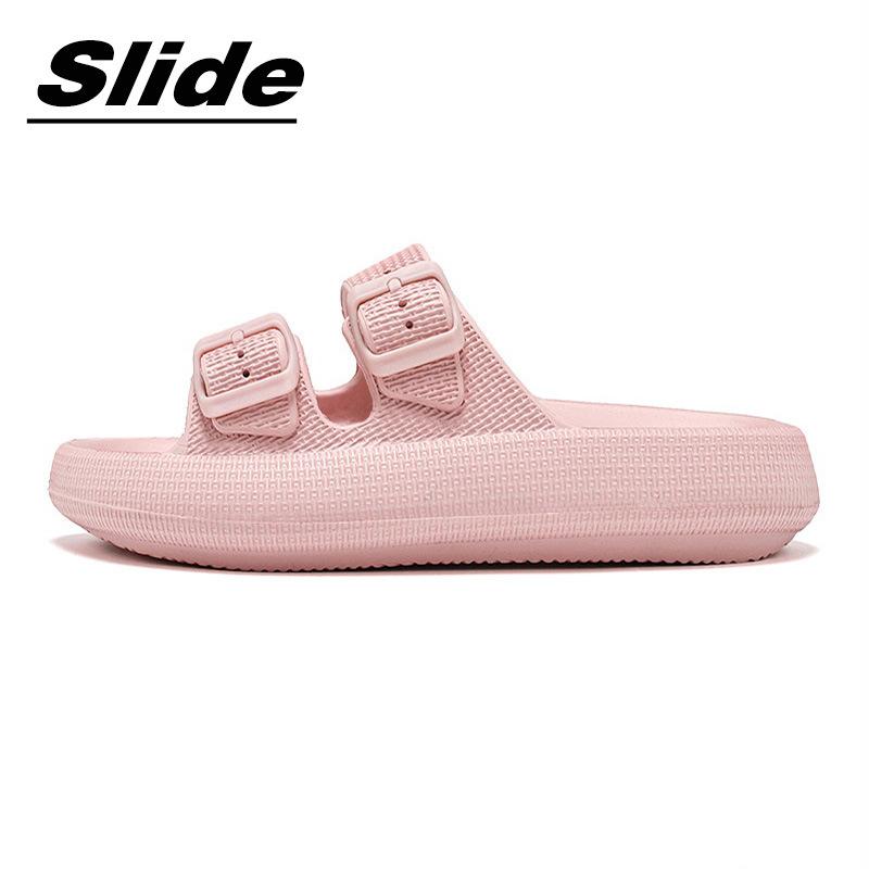 Oversized Slippers for Men Boken Adjustable Summer Outwear Couple EVA Soft Sole Thick Sole Cool Slippers