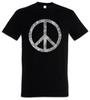 26 Peace Symbol Mens T-Shirt Sign Logo Peace Rainbow Hippie 60s Culture Goa- Unisex T-Shirt