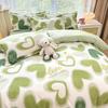 Fresh and Pastoral Style of Plants and Flowers, Dormitory Home Three-piece Set, Four-piece Set, Silky Soft and Delicate Bedding