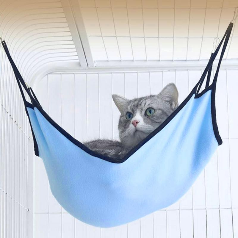 Pet Swing Nest Hanging Bed with Hook Solid Color Washable Sleeping Bed