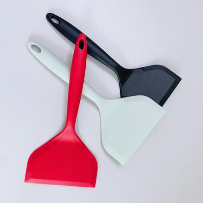 Silicone Spatula Pancakes Shovel Omelette Spatula Turner for Eggs Fish Pancake Non Stick Wide Soft Pizza Shovel Kitchen Scraper
