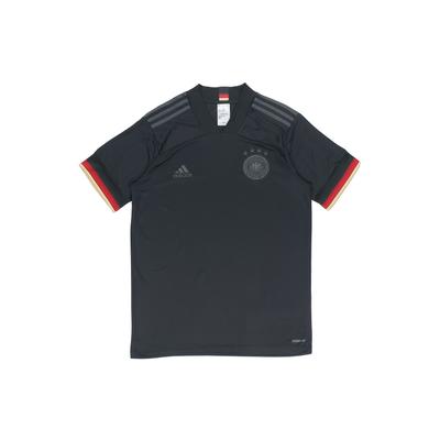 Maillot de Football Décontracté d'Entraînement Sportif Édition Fan Extérieur Allemagne Homme Hauts Noir EH6117