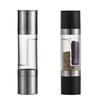 Dual Spice Grinder 2-in-1 Stainless Steel Manual Pepper And Salt Mill with Ceramic Core Adjustable Coarseness Seasoning Tool for Kitchen Travel Use