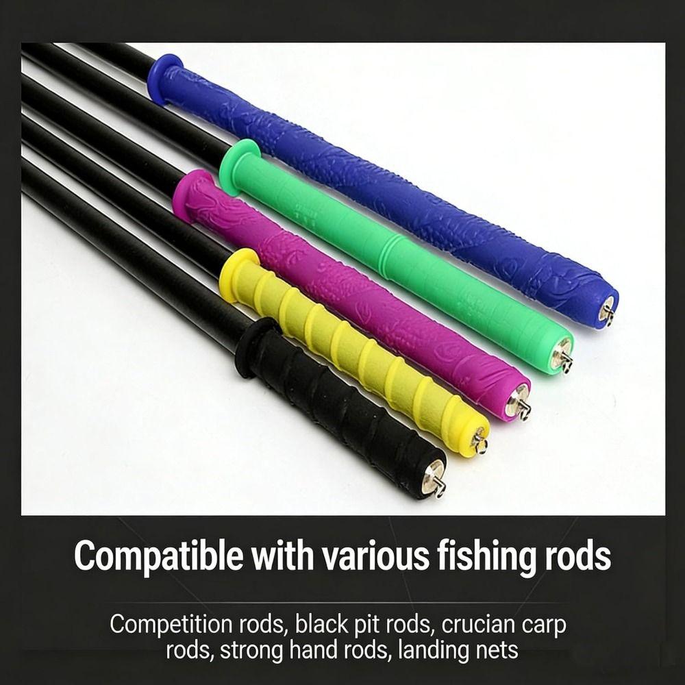 Anti-electric Cold Shrink Handle Cover Silicone Grip Sleeves  Fishing Tackle Accessories