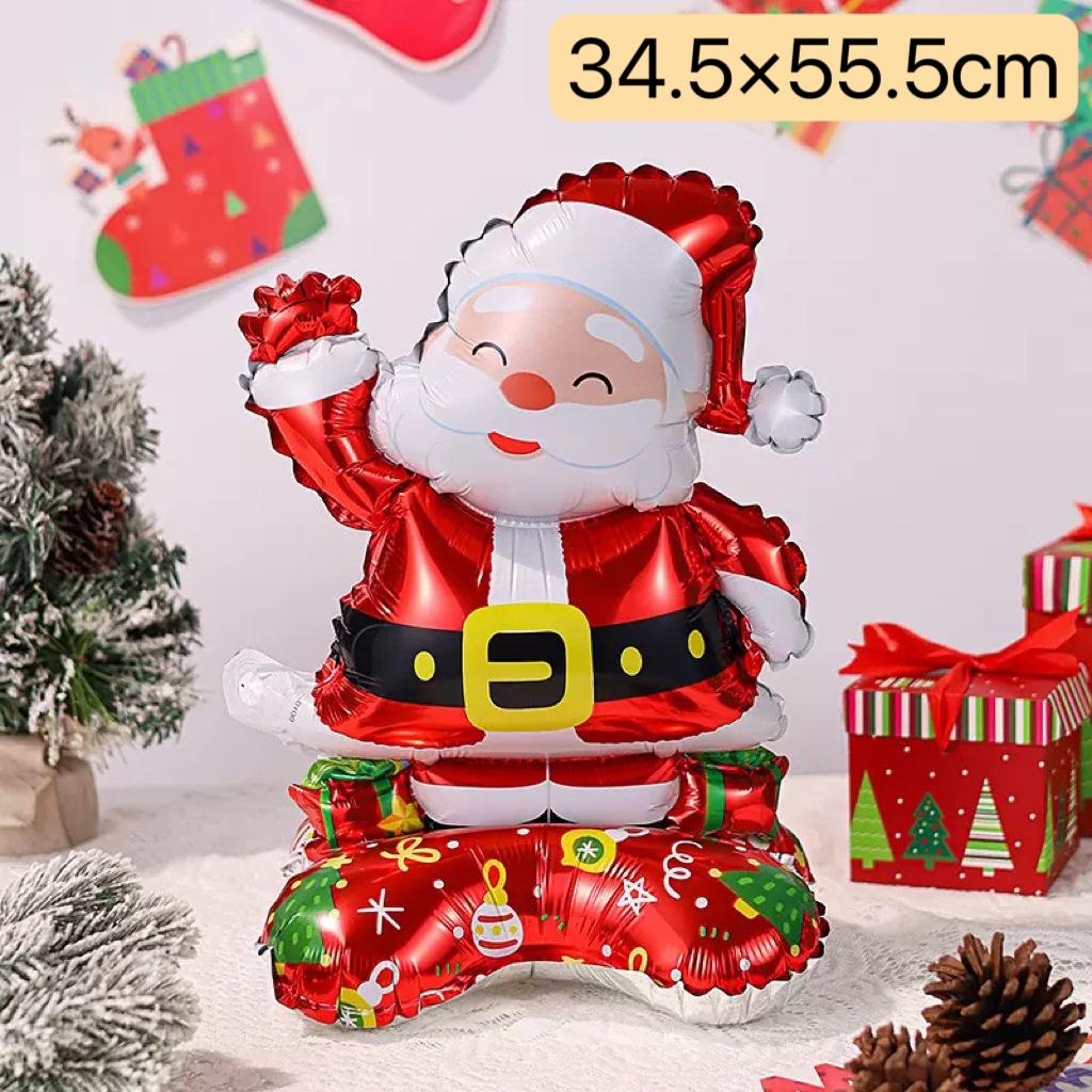Inflatable Christmas Tree Scene with Matte Balloons for Shopping Mall Window Display Prop