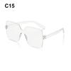 Costume Transparent Candy Color Sunglasses for Women Glasses Rimless Square Sunglasses High Quality High Quality