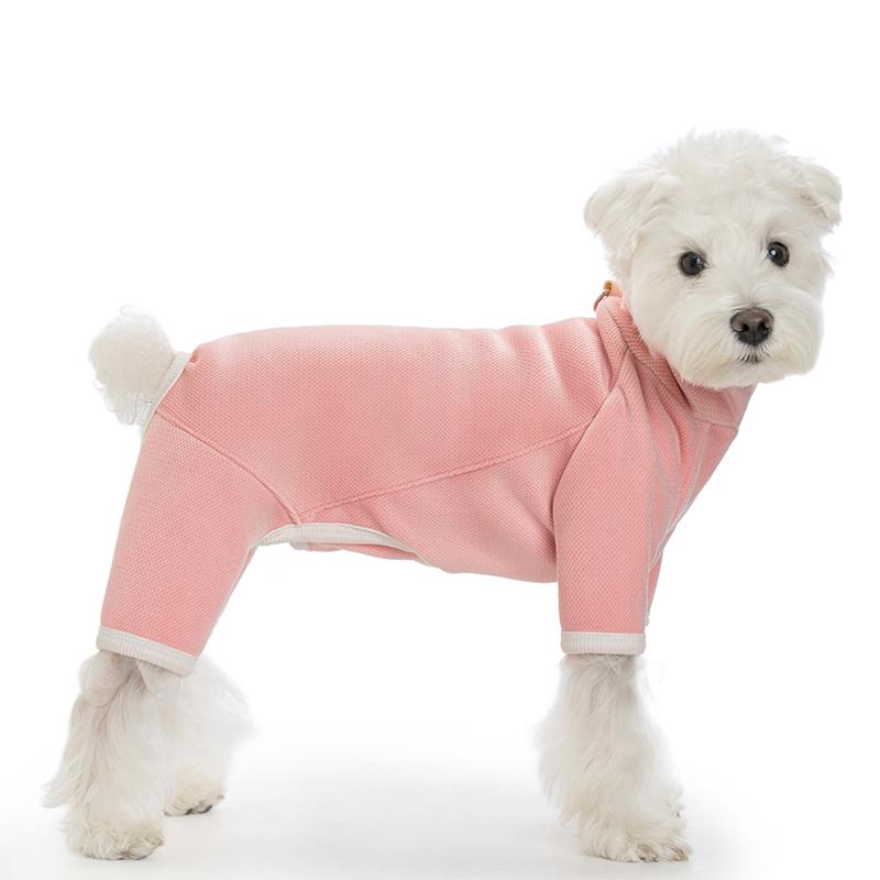 

Winter Dog Jumpsuit Pajamas Puppy Yorkie Pomeranian Poodle Bichon Schnauzer West Highland White Terrier Dog Clothes Pet Clothing XS（old） розовый