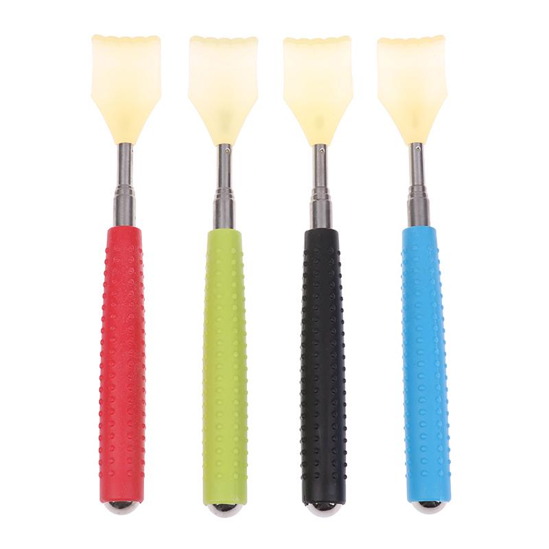 Portable Back Scratcher Telescopic Scratching Massager Back Scraper Tickling Itch Body Scratch Stick With Steel Ball Gift
