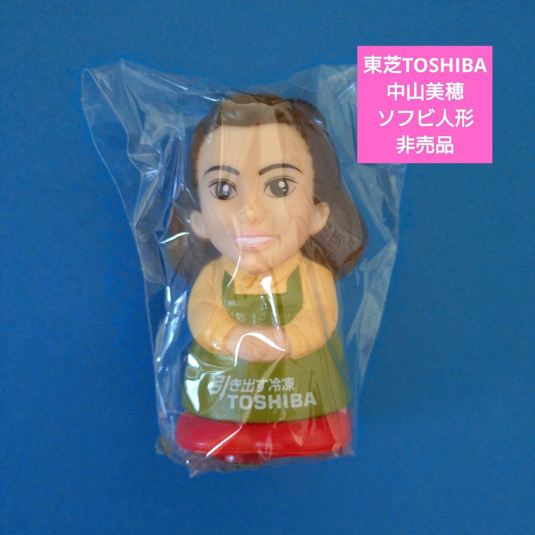 

[USED] TOSHIBA Miho Nakayama soft vinyl figure, corporate item, not for sale