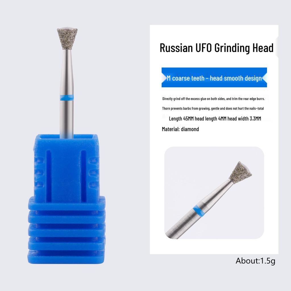 Russischer Diamantschleifer Maniküre-Werkzeug zur Nageloberflächen-Vorbehandlung