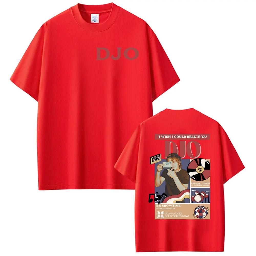 Djo Back on You Tour 2026 Music Concert Print TShirt Joe Keery New Fans Gift Tshirt Unisex Women Retro Cotton ONeck Cozy T Shirts