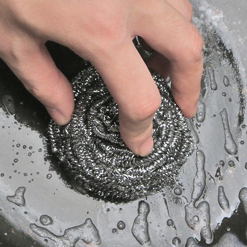 Miaojie Large Steel Wool Scrubber Set
