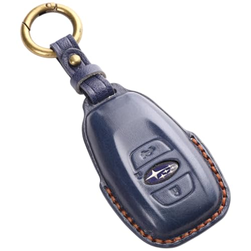 

[smasol] Чехол для ключа Subaru Crosstrek Чехол для ключа Forester Чехол для ключа Levorg Impreza Кожаный 3 кнопки Кнопка багажника Совместимый Мужчины Женщины
