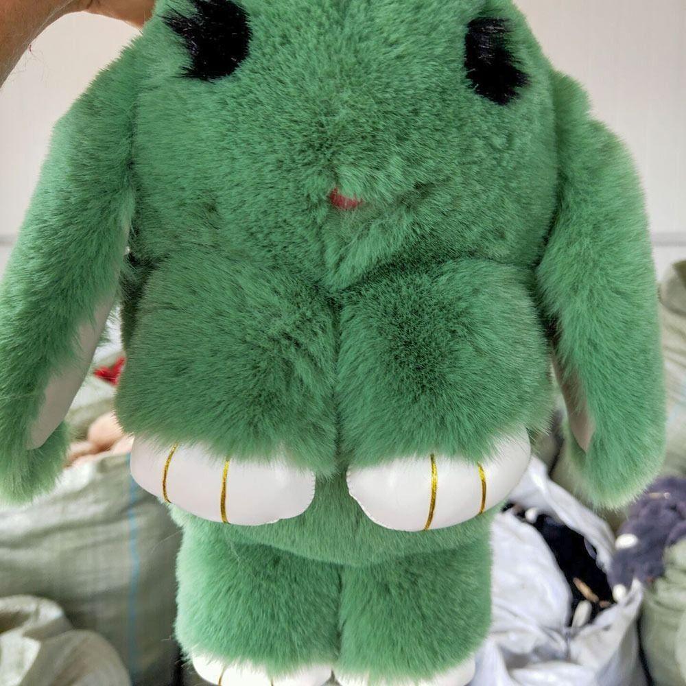 Dead Rabbit Bag Rabbit Bag Diagonal Cross Chain Rabbit Bag Imitation Otter Rabbit Bag Plush Bag One Shoulder Two Shoulder Bag