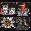 V12 Aircraft Engine Building Blocks Toys Set, Mechanical Engine Model Assembly Ornaments, Children And Adults Birthday Gift