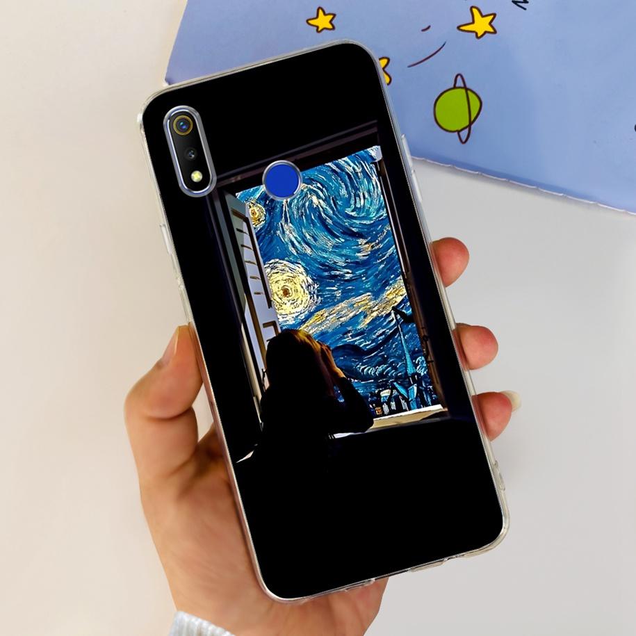 For Realme 3 Pro Case Soft Silicone Marble Butterfly Cover For OPPO Realme 3 Pro RMX1851 Coque Realme3 3i RMX1825 RMX1821 Fundas