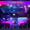 DUOFU365 Car LED Tape Light, Footlight, Car Ambient Light, Underfoot Lighting, Full Color, Interior