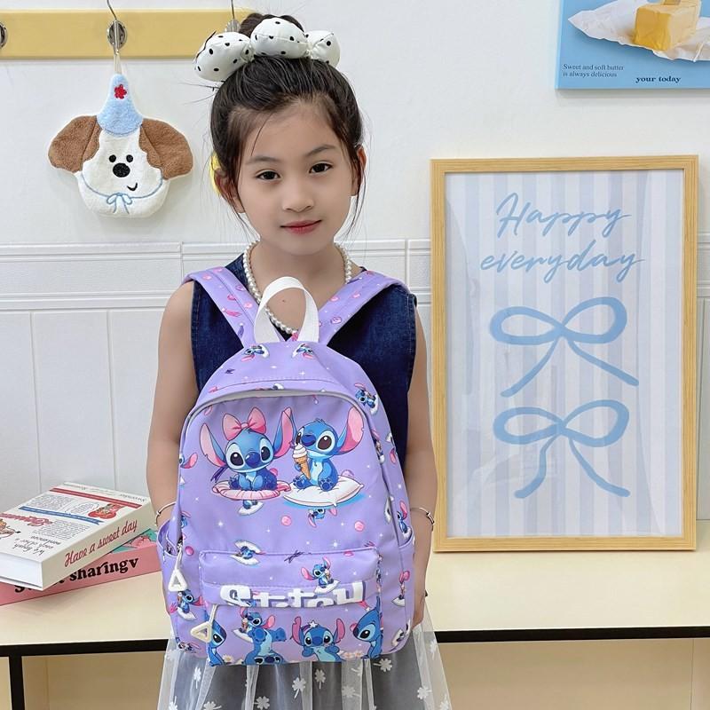 Flower Angel Sailboat Ice Cream Cartoon Printed Backpack Children