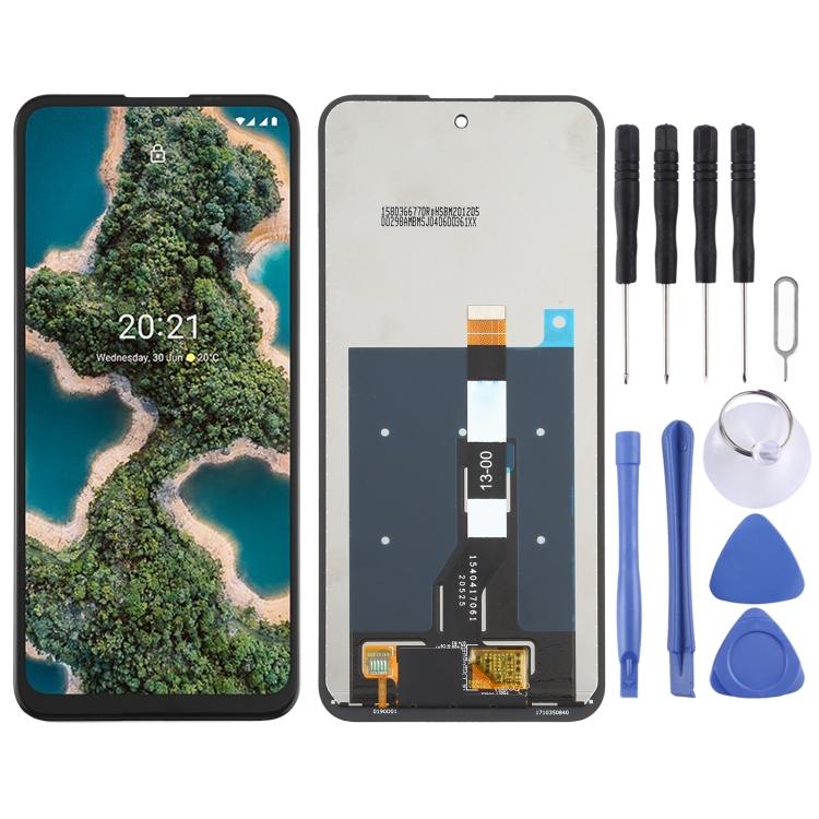 

Повний комплект РК-екрану та дигітайзера для Nokia X20(Чорний) чорний