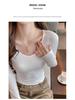 Women's Modal V-Neck Slim Fit Long Sleeve Top - Autumn/Winter Design