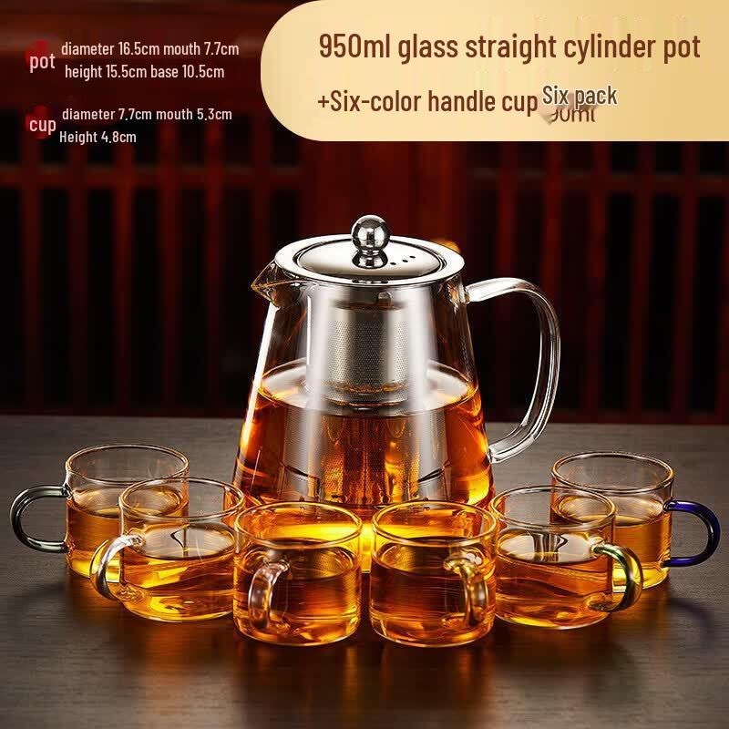 Star Mark 2025 Glass Teapot with Infuser
