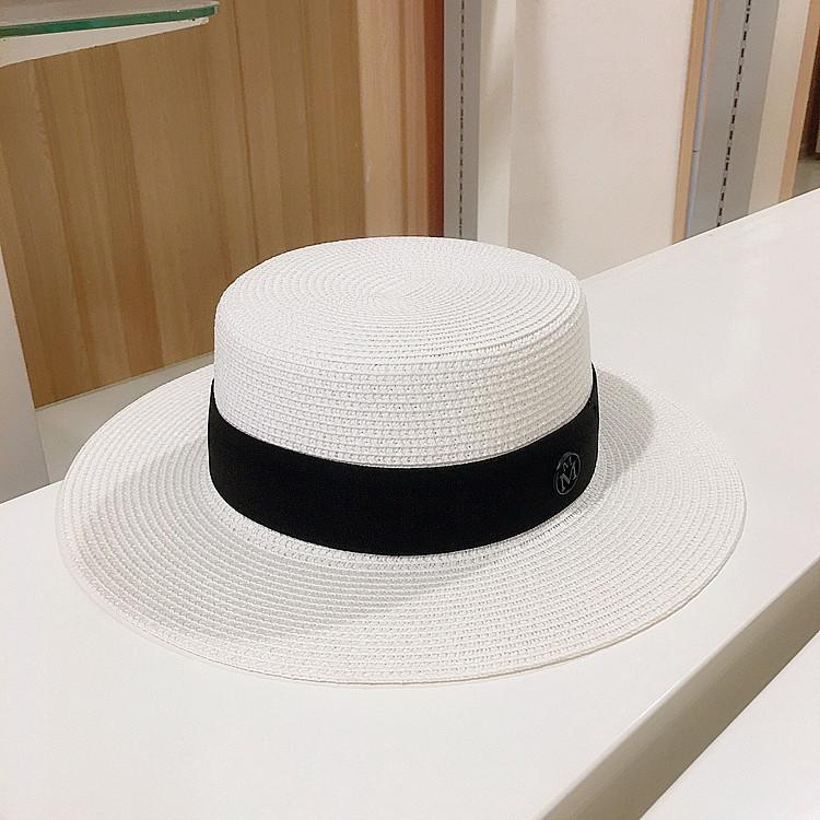 

Summer Sun Hat For Women With Wide Brim Breathable Paper Straw For Beach Outdoor Sunscreen Style20,58-60cm