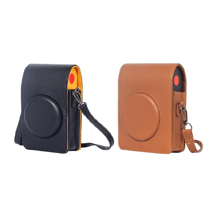 Solid Color Carry Case Portable Leather Case Protector Retro Camera Bag Protective Case for Mini Shot 3 ERA/MS300