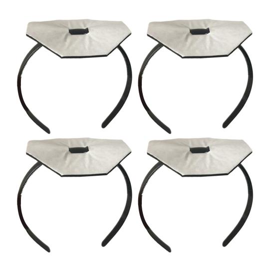 Hair Hoop Graduation Cap Headband Strong Grip Double-Sided Tape Comfortable Fit Hair Styling Band Graduation Hat Accessory