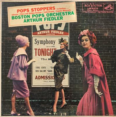 LP Schallplatte BOSTON POPS ORCHESTRA, ARTHUR FIEDL - Pops Stoppers LM2270 RCA Victor Red 1959 US Klassik Gebraucht