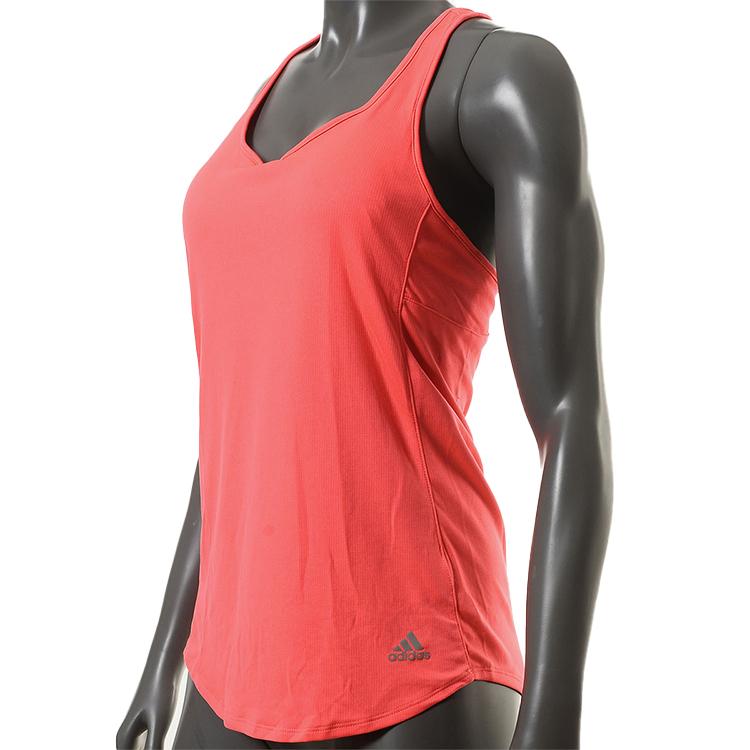 Adidas Otr Tank Running Vest Women Tops Black Fluorescent-Red DQ2609