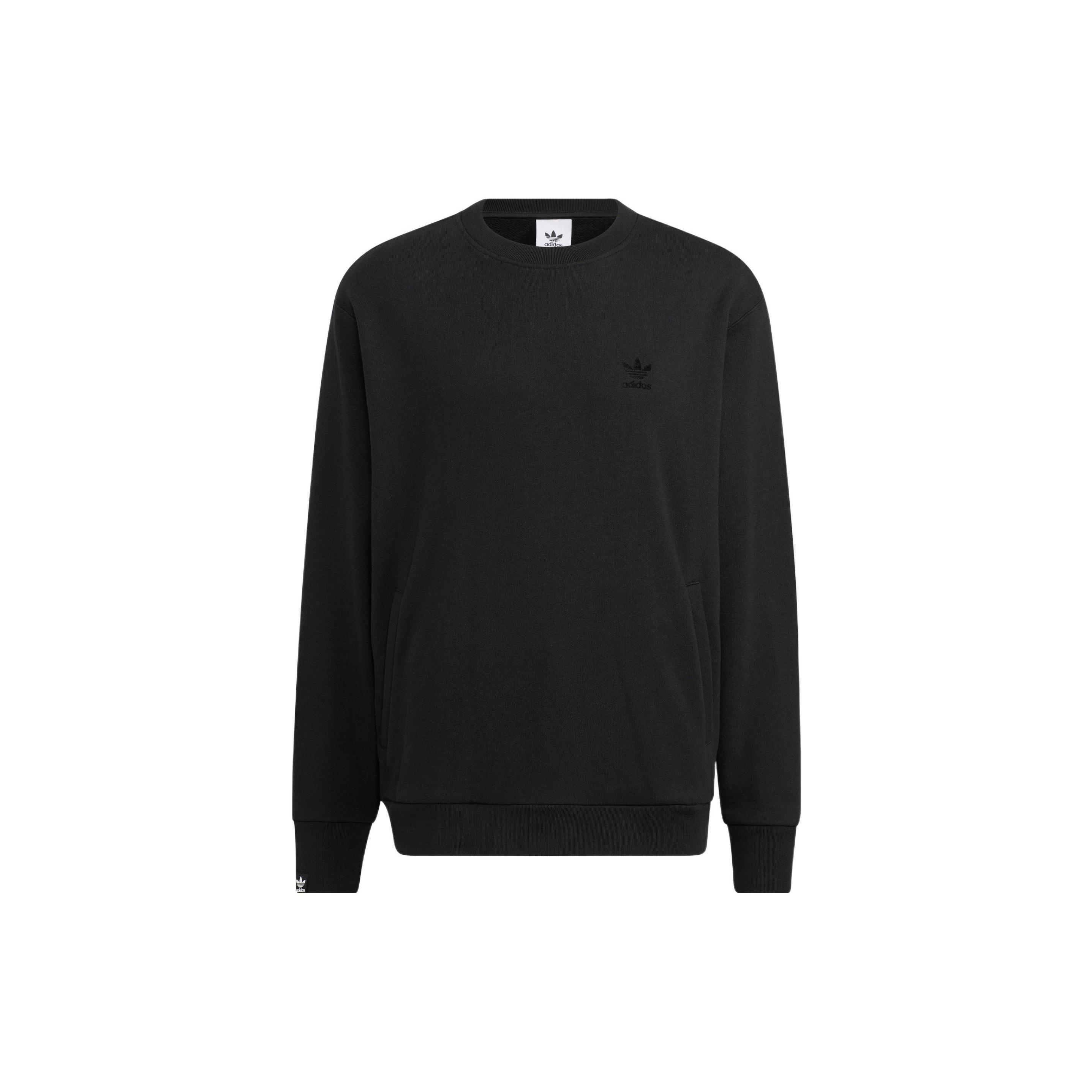 adidas originals Crewneck  Black  Men s IC8144 S