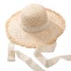 Handwoven Natural Straw Hat Artisanal Weaving Hat Solid Color Straw Hat for Outdoor Activity and City Strolls
