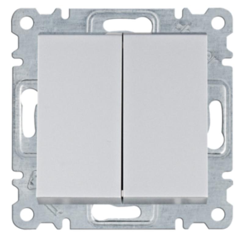 Lumina Double Stair Switch Silver Wl0052